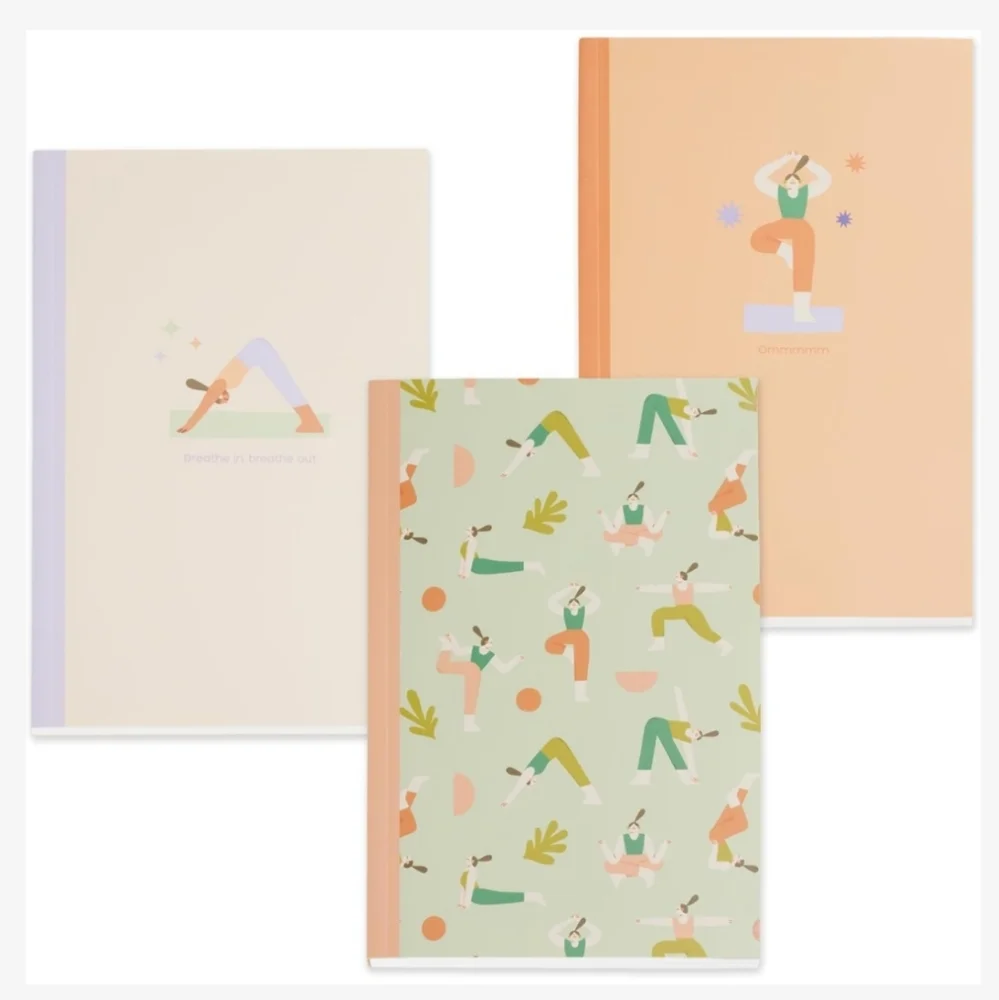 3 Yoga Journal Set